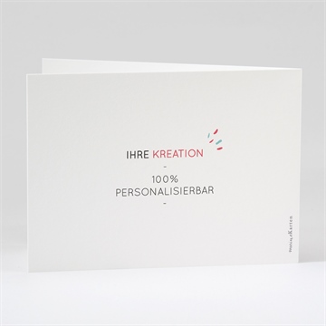 Trauerdanksagung blanco - 14,5x10,5cm (n42157) - vue 3