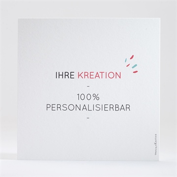 Trauerdanksagung blanco - 13,5x13,5cm (n351601) - vue 2