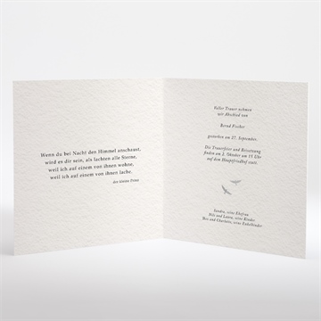 Trauerkarte aufbruch - vue 2