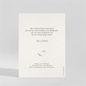 Trauerdanksagung aufbruch - vue 2