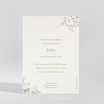 Trauerkarte baum des lebens - vue 2