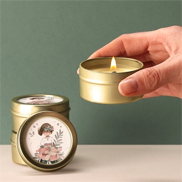 Kerze Kommunion blumenfest - vue 2