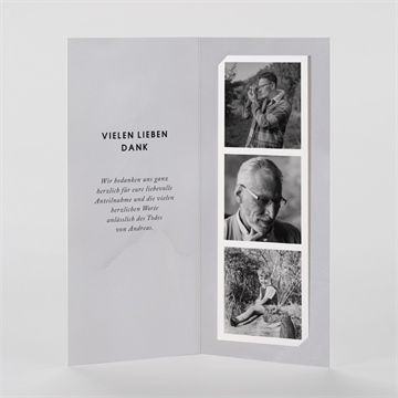 Trauerdanksagung abschied - fotostreifen - vue 2