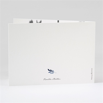 Trauerdanksagung vergiss mein nich - klappkarte - vue 3