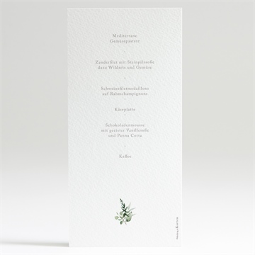 Menükarte Taufe eukalyptuskranz - vue 2