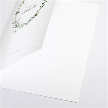 Kirchenheft Taufe eukalyptuskranz - vue 2