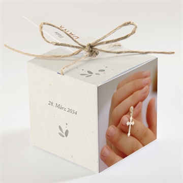 Geschenkbox Kommunion blumenmädchen - vue 2