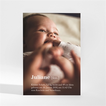 Geburtskarte Ref. N210171