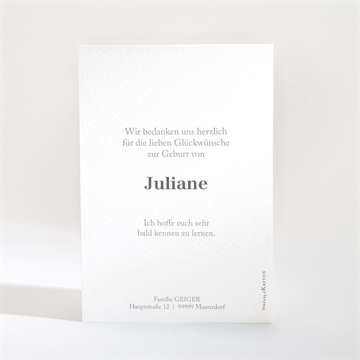 Dankeskarte Geburt worterklärung - vue 2