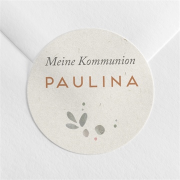 Aufkleber Kommunion blumenmädchen