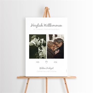 Willkommensschild Hochzeitsjubiläum ref. N260386