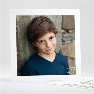 Einladung Kommunion kleine taube