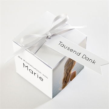 Geschenkbox Kommunion moderne schlichtheit - vue 3