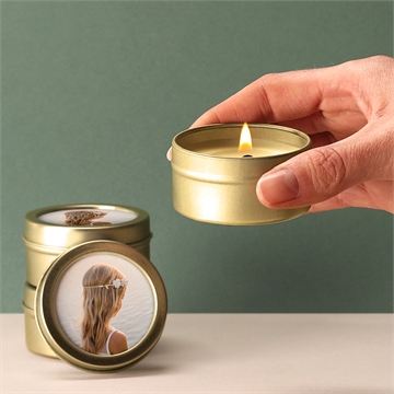 Kerze Kommunion moderne schlichtheit - vue 2