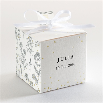 Geschenkbox Kommunion blätterzeichnung - vue 3