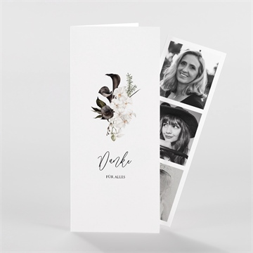 Trauerdanksagung orchideen - fotostreifen