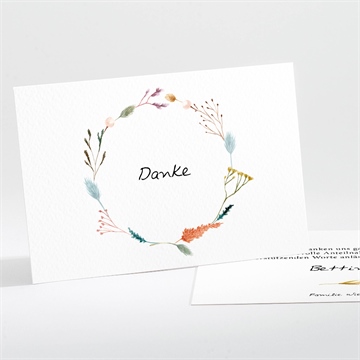 Trauerdanksagung farandole - querformat