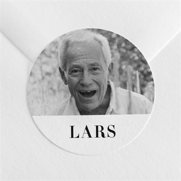 Aufkleber Trauer blumenornament