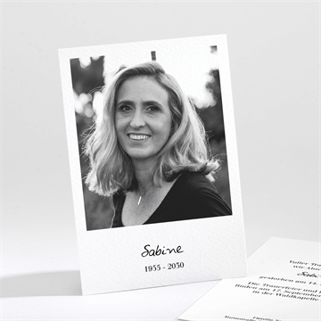 Trauerkarte erinnerungsstück