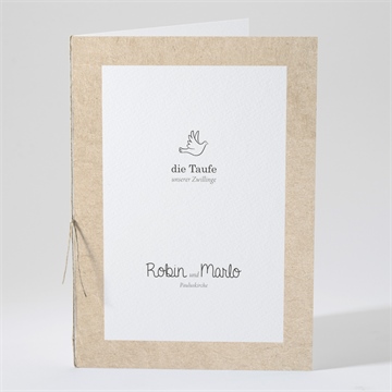 Kirchenheft Taufe zwillingsillustrationen