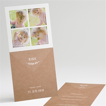 Menükarte Taufe ref. N221377