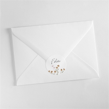 Aufkleber Trauer florale komposition - vue 3