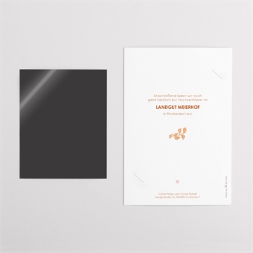 Hochzeitseinladung hippie - duo - vue 5