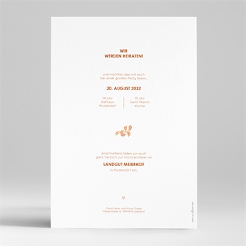 Hochzeitseinladung hippie - vue 2