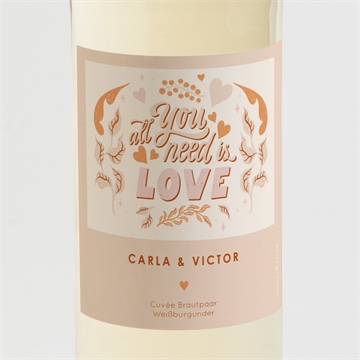 Flaschenetikett Hochzeit ref. N3002211