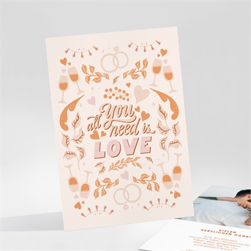 Dankeskarte Hochzeit ref. N251143