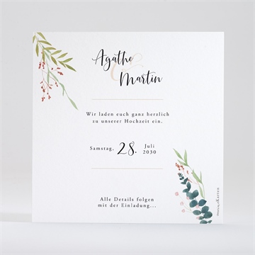 Save the Date Karte moderne schönheit - vue 2