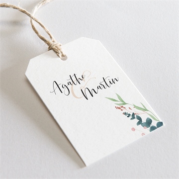 Geschenkanhänger Hochzeit moderne schönheit