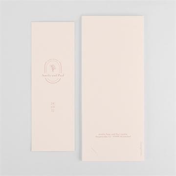 Hochzeitseinladung zartes oval - vue 4