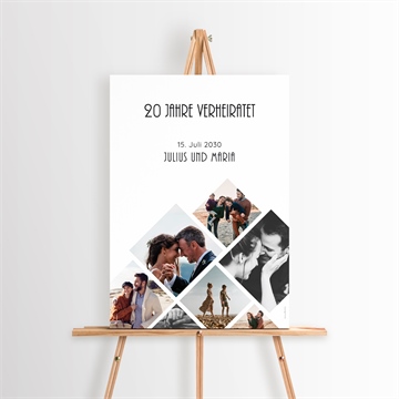 Willkommensschild Hochzeitsjubiläum ref. N260414