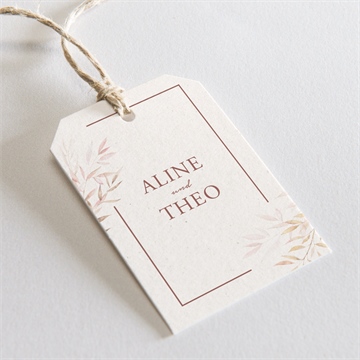 Geschenkanhänger Hochzeit böhmische poesie