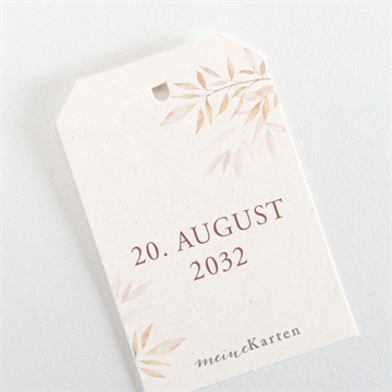 Geschenkanhänger Hochzeit böhmische poesie - vue 3