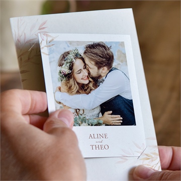 Dankeskarte Hochzeit böhmische poesie - duo - vue 2