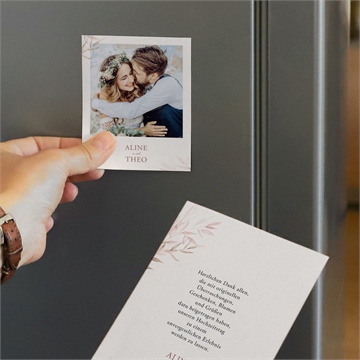 Dankeskarte Hochzeit böhmische poesie - duo - vue 3