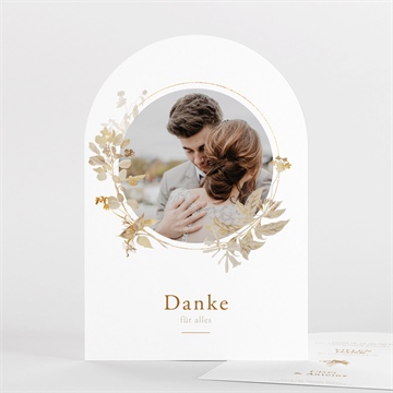 Dankeskarte Hochzeit herbstliche zartheit