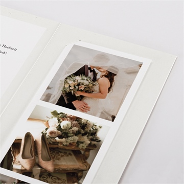 Dankeskarte Hochzeit smaragdgrün - vue 5