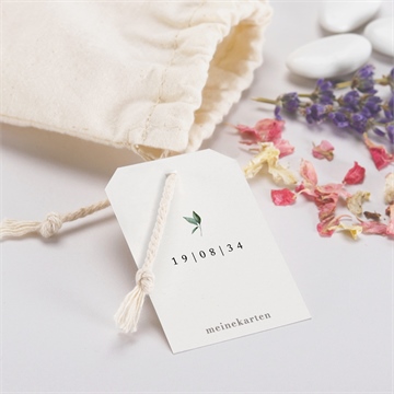 Geschenkbeutel Hochzeit smaragdgrün - vue 2