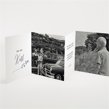 Trauerkarte gegenwart & erinnerung - vue 2