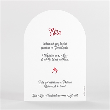 Geburtstagseinladung 40 frühlingsgefühle - vue 2