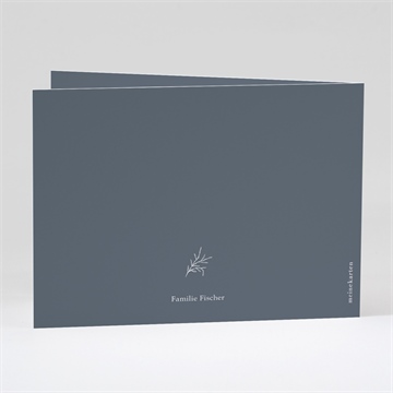 Trauerdanksagung filigraner blumenstrauß-klapp - vue 3