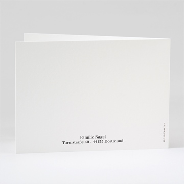 Trauerdanksagung erinnerungsstück - klappkarte - vue 3