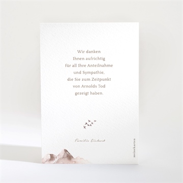 Trauerdanksagung dämmerung - vue 2