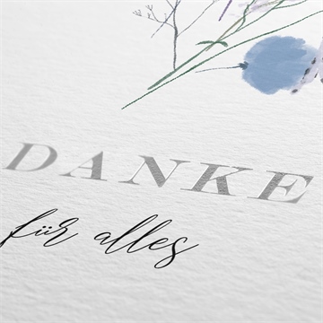 Trauerdanksagung gegenwart & erinnerung-silber - vue 2