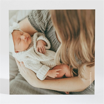 Dankeskarte Geburt streifen - vue 2