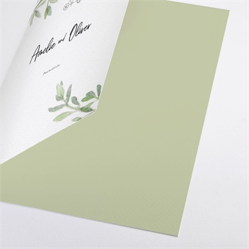 Kirchenheft Hochzeit olivenbaum - vue 2