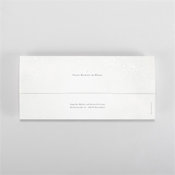 Hochzeitseinladung winterkrone - etui - vue 6